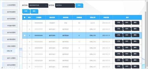 基于Python的高校教育教材采購出入庫進銷存儲信息管理系統設計與實現